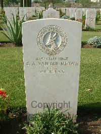 Heliopolis War Cemetery - Van Der Merwe, C A